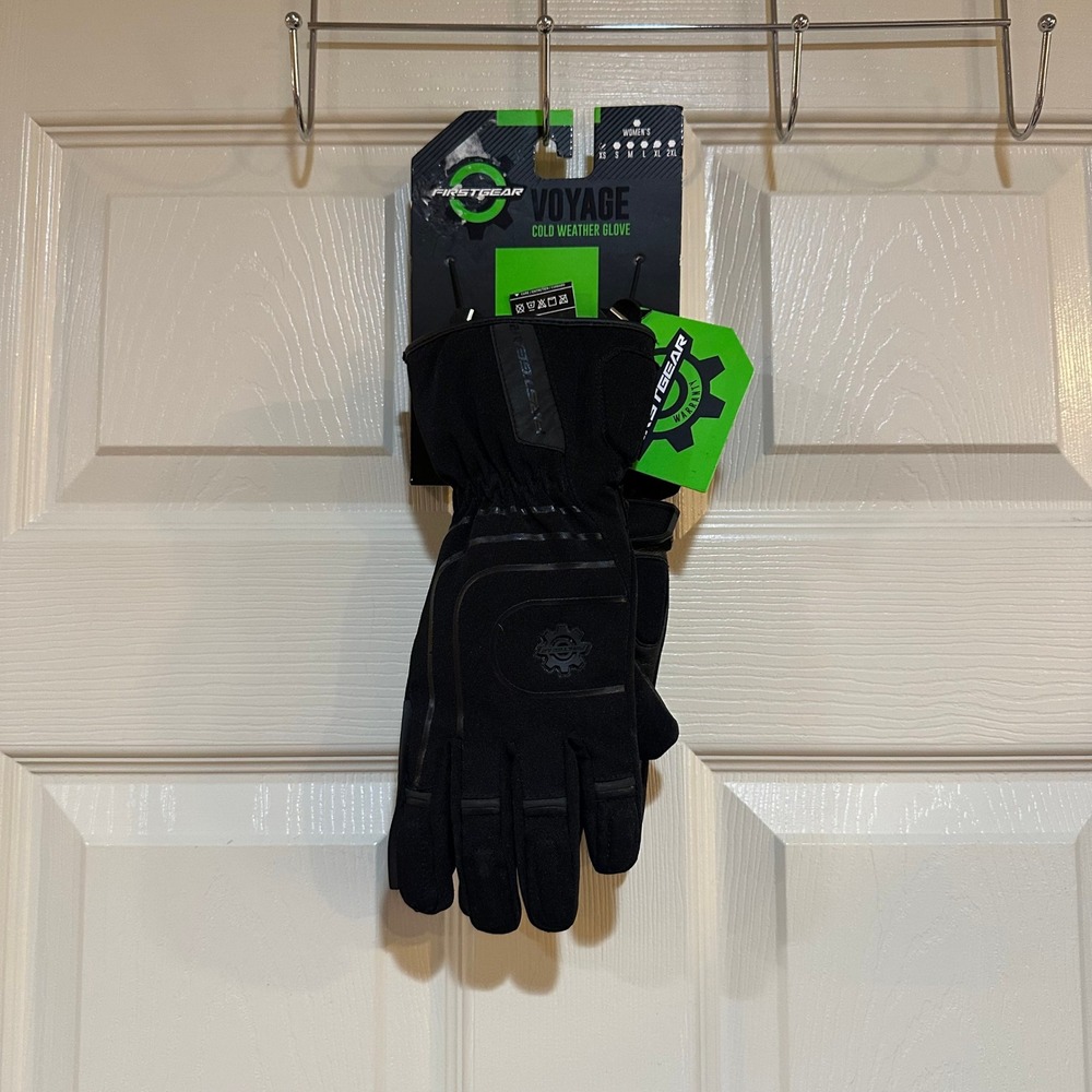 Firstgear Voyage Womens Cold Weather Motorcycle Gloves‎ Black XS Waterproof New